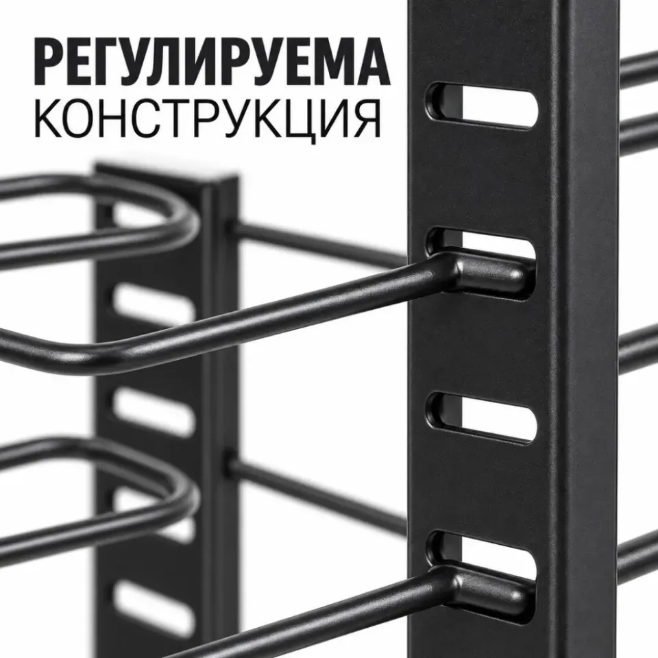 Регулируем метален органайзер за тенджери и капаци 2 в 1