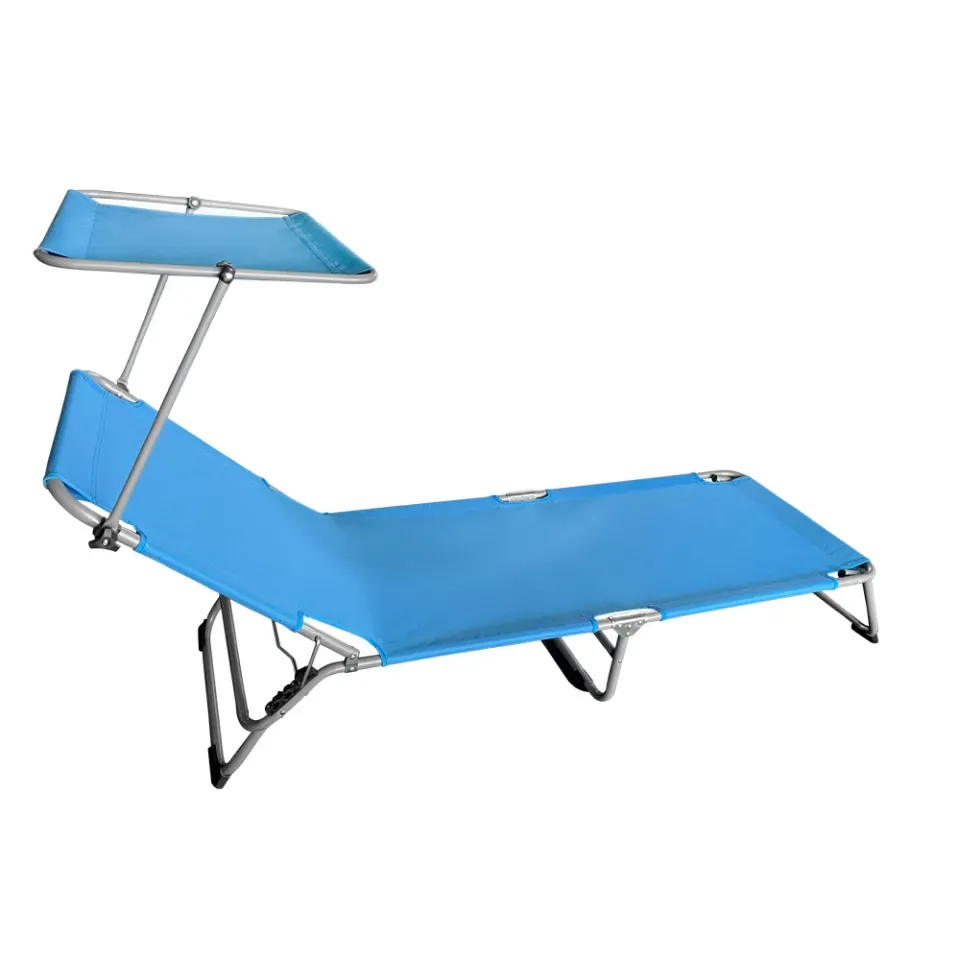 Градински шезлонг Muhler C2013, 188х56хH25cm