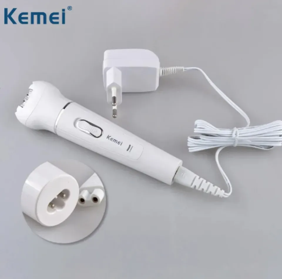 Епилатор Kemei 5 в1 бръснене, масаж, почистване и ексфолиране
