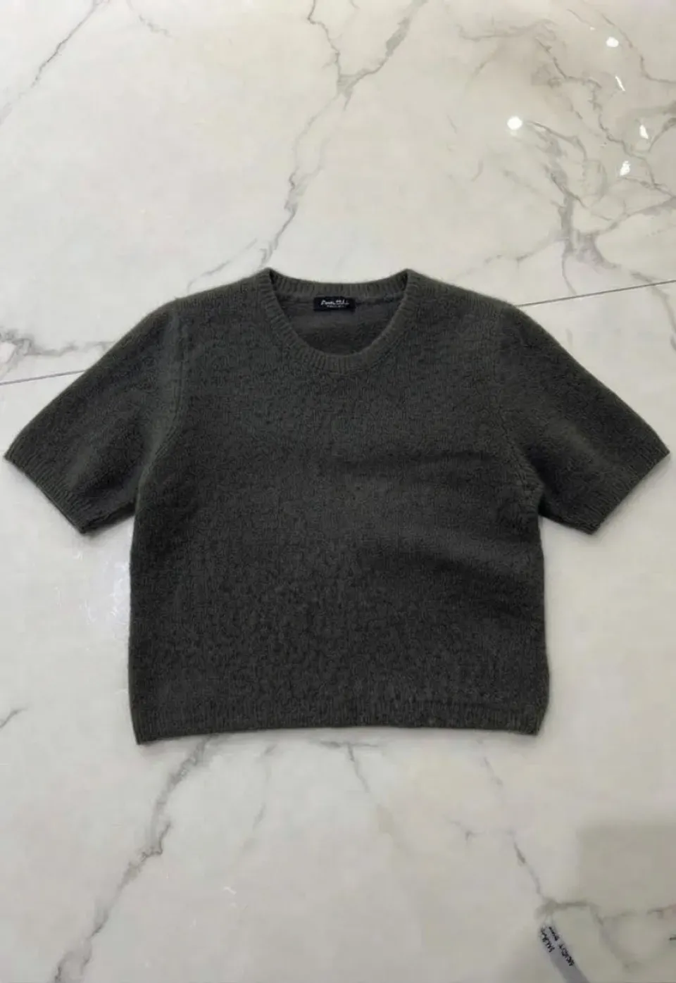 Пуловер с къс ръкав massimo dutti